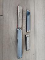 4 x mondharmonica  onderandere fender en hohner, Muziek en Instrumenten, Blaasinstrumenten | Mondharmonica's, Ophalen of Verzenden