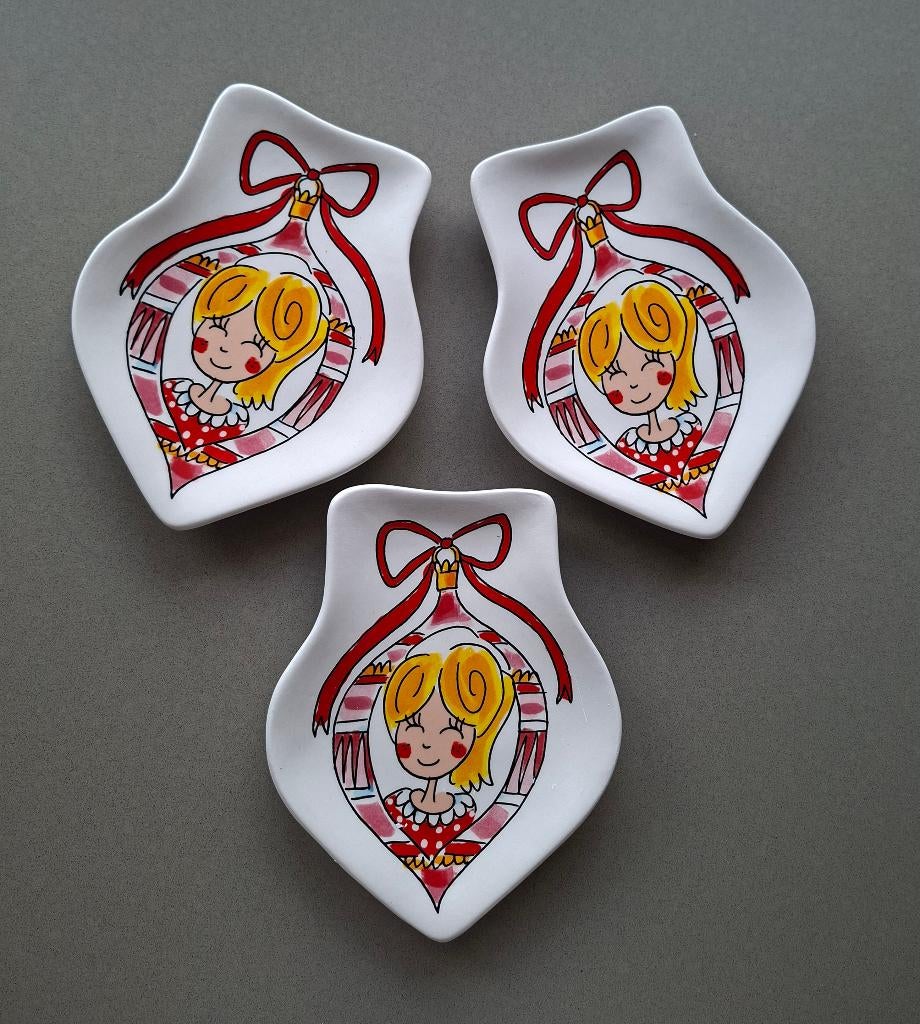 3x Blond Amsterdam Kerst 3D bord bordje, Blond Amsterdam, Nieuw, Ophalen of Verzenden, Bord(en)