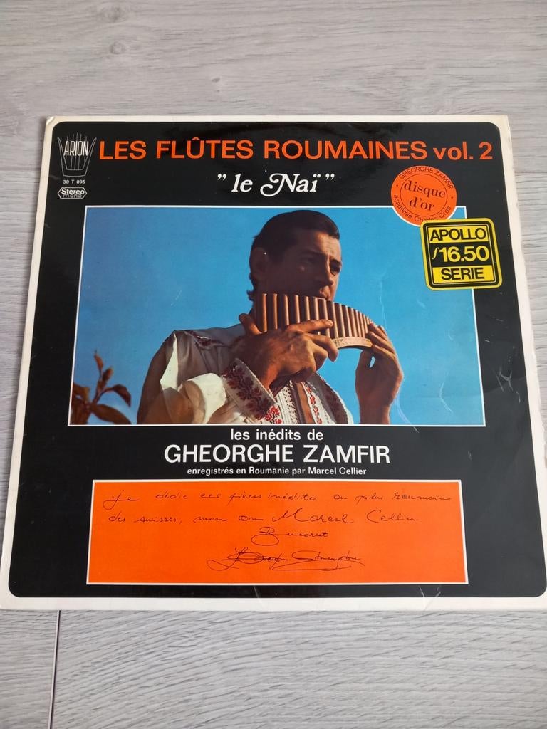Les flûtes roumaines vol.2. 1e Naï, Ophalen, Gebruikt, 12 inch