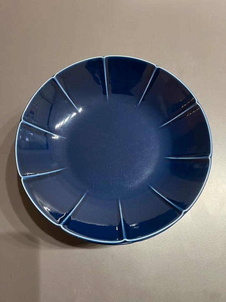 IKEA Borden set, donker blauw, Huis en Inrichting, Keuken | Servies, Gebruikt, Bord(en), Effen, Keramiek, Ophalen