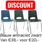 Partij kantinestoelen stapelstoelen kuipstoelen zaalstoelen, Ophalen, Nieuw, Metaal, Vijf, Zes of meer stoelen