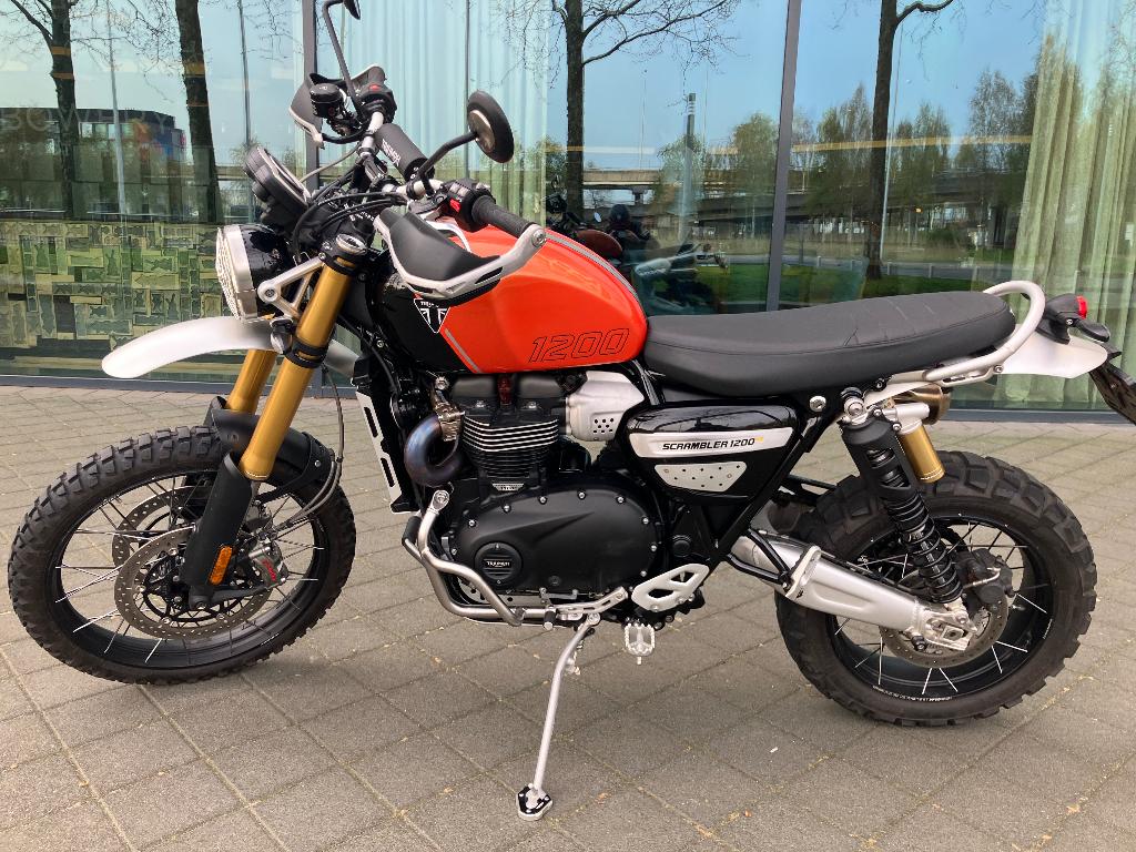 Triumph Scrambler 1200 XE, Traction Control, 2 cilinders, Gebruikt, Particulier