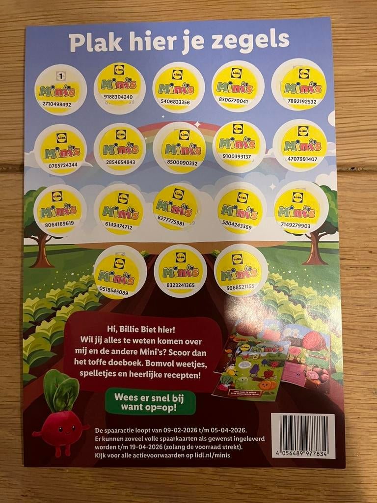Lidl Mini's spaarkaarten (meerdere beschikbaar), Verzamelen, Lidl, Ophalen of Verzenden