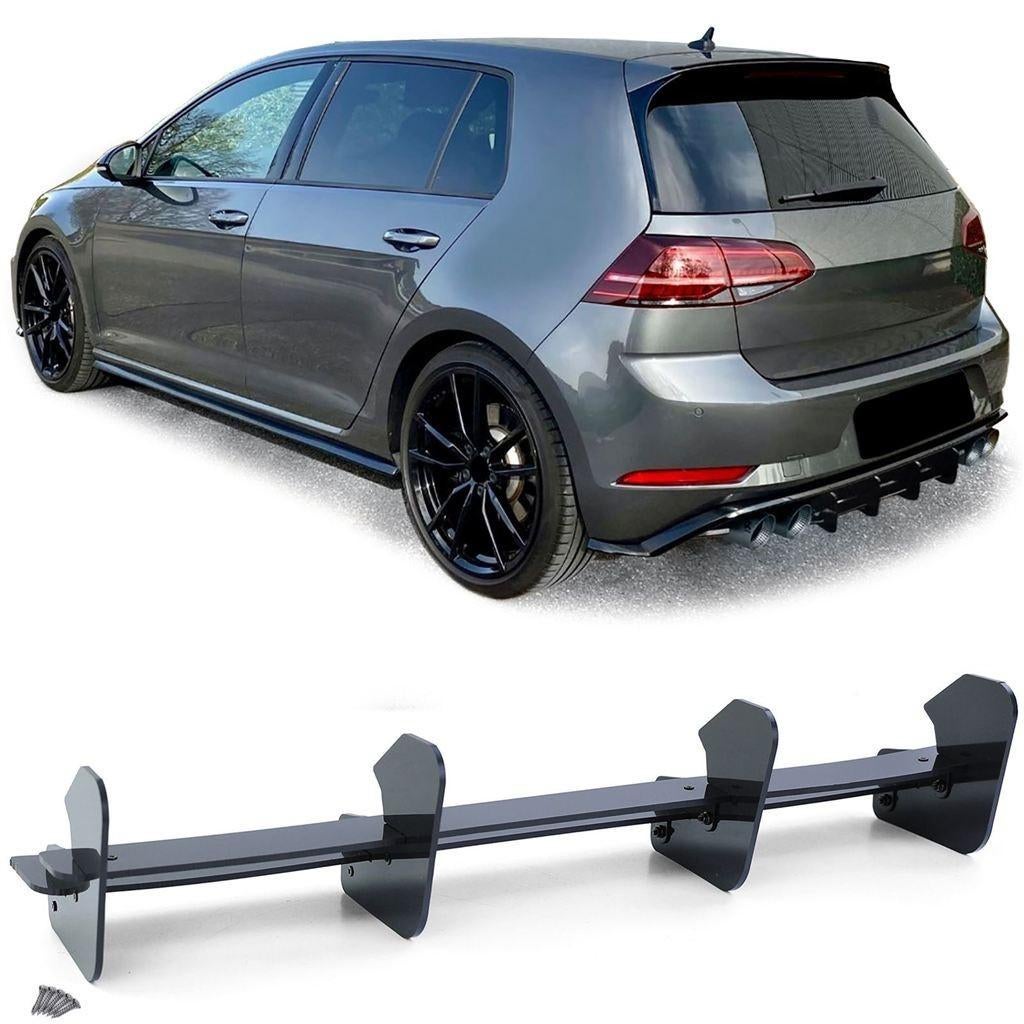 Rear Splitter Diffuser Geschikt Voor Volkswagen Golf 7 R Fac