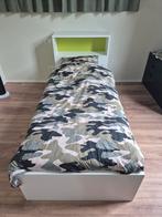 Eenpersoons bed, opbergmeubel ikea flaxa, Huis en Inrichting, Slaapkamer | Bedden, Ophalen, Gebruikt, 90 cm, Eenpersoons