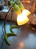 Retro Groene Bureaulampen Set., Ophalen, Gebruikt, Minder dan 30 watt, Soft of Flame