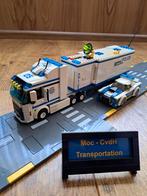 Lego City MOC 60044 Politie Commandopost + MOC Auto, Kinderen en Baby's, Speelgoed | Duplo en Lego, Ophalen of Verzenden, Zo goed als nieuw