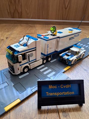 Lego City MOC 60044 Politie Commandopost + MOC Auto beschikbaar voor biedingen
