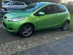 Mazda 2 1.3 55KW 3DRS 2008 Groen, Auto's, Voorwielaandrijving, Stof, 74 pk, 4 cilinders