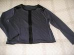 blauw vest / jasje met zwarte bies In Shape maat XXL, Ophalen, Blauw, Maat 46/48 (XL) of groter, Zo goed als nieuw
