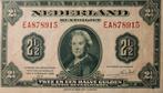 Bankbiljet 2 1/2 Gulden 1943 (muntbiljet), Postzegels en Munten, Bankbiljetten | Nederland, Ophalen of Verzenden, 2½ gulden, Los biljet