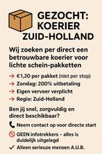 GEZOCHT: KOERIER – ZUID-HOLLAND, 33 - 40 uur, Overige niveaus, Overige vormen