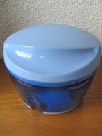 Tupperware uiensnijder mini quick chef 5517-A3 blauw, Ophalen of Verzenden, Zo goed als nieuw, Blauw, Overige typen