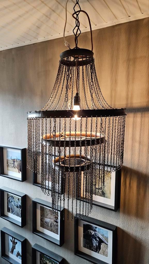 Sober landelijke hanglamp, Huis en Inrichting, Lampen | Kroonluchters, Nieuw, Ophalen