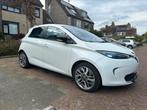 Renault ZOE E Zen 2015 22KW Wit in nette staat, laadkabel, Stof, Origineel Nederlands, Elektrisch, Grijs