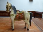 Antiek houten paardje, Indiaas huwelijkspaard Ghodi (4)
