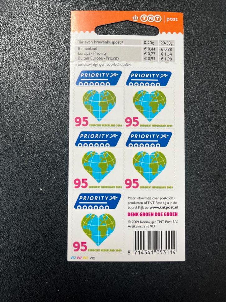 Vel Vbaa 2622, w2w2w2w2, hangkaartje, hangboekje, Postzegels en Munten, Postzegels | Nederland, Postfris, Verzenden