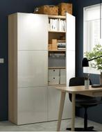 GEZOCHT ! Ikea besta kast Witte Kledingkast met Glans Deuren, Kunststof, 200 cm of meer, Ophalen of Verzenden, Zo goed als nieuw