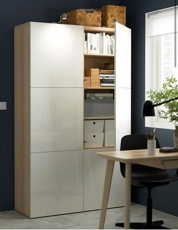GEZOCHT ! Ikea besta kast Witte Kledingkast met Glans Deuren