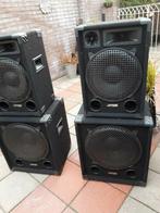 Setje subwoofers en top speakers ook voor carnaval, Gebruikt, Subwoofer, 120 watt of meer, Ophalen