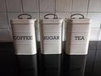 Emaille blikken Koffie, Thee, Suiker, Ophalen of Verzenden, Zo goed als nieuw, Overige merken