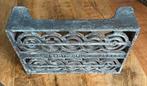 Antiek gietijzeren rooster van machine 22,5 x 15 cm, Ophalen of Verzenden