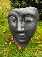 Stenen Beeld - Meditatie, Tuin en Terras, Ophalen, Zo goed als nieuw, Beton, Mensenbeeld
