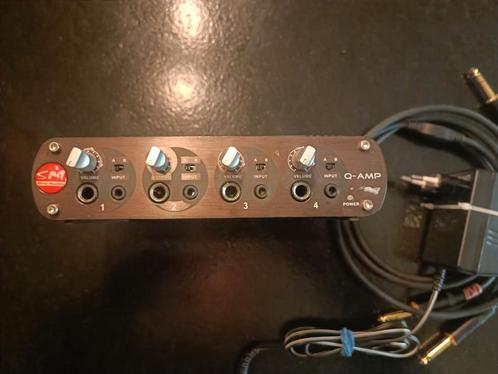 SM Pro Audio Q-amp 4-kanaals koptelefoon versterker, Audio, Tv en Foto, Professionele Audio-, Tv- en Video-apparatuur, Gebruikt