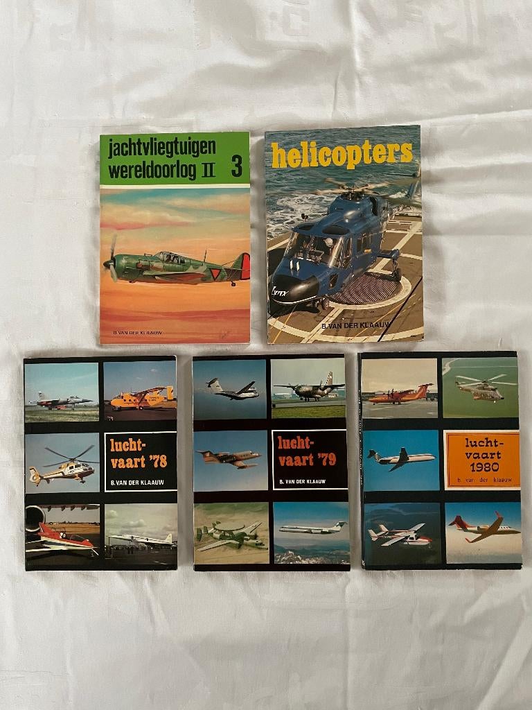 Luchtvaart Boeken B. van der Klaauw, Ophalen of Verzenden, Zo goed als nieuw, Overige onderwerpen, Van der Klaauw