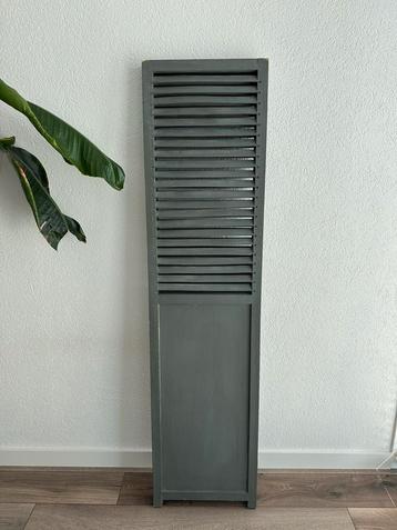Grijs Houten Kamerscherm - Stevig en Decoratief beschikbaar voor biedingen