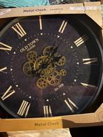 Industriële klok 55 cm, Ophalen, Nieuw, Analoog, Wandklok