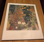 Gustav Klimt schilderij poster canvas 81x71cm lijst, Ophalen of Verzenden