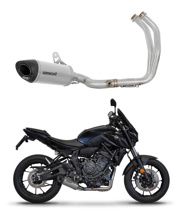 Dominator Uitlaat Yamaha MT07 Tracer 7 XSR 700 2013 - 2024, Motoren, Onderdelen | Yamaha, Nieuw, Ophalen of Verzenden