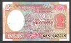 Bankbiljet - India 2 Rupees 1985 - UNC., Ophalen of Verzenden, Zuid-Azië, Los biljet