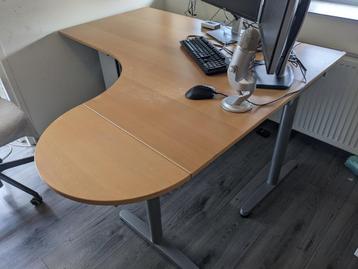 Hoekbureau / Desk - IKEA Galant met Kastje beschikbaar voor biedingen