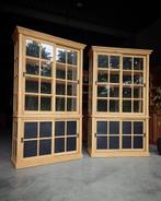 Twee Vitrinekasten | Hoge Winkelkast | Buffetkast #2146, Huis en Inrichting, Kasten | Vitrinekasten, 100 tot 150 cm, 200 cm of meer