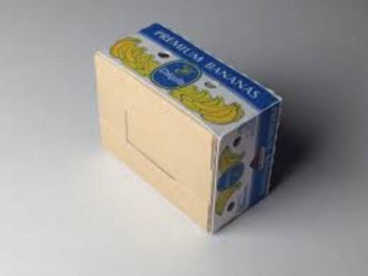 bananendozen, ca 100 stuks verhuisdozen, Doe-het-zelf en Verbouw, Kratten en Dozen, Zo goed als nieuw, Doos, 50 tot 75 cm, 35 tot 50 cm