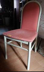 6 eetkamerstoelen (wit, hout), Huis en Inrichting, Stoelen, Ophalen, Gebruikt, Wit, Vijf, Zes of meer stoelen