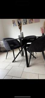 Grijze teddy stoelen (4), Ophalen of Verzenden, Zo goed als nieuw, Grijs, Twee
