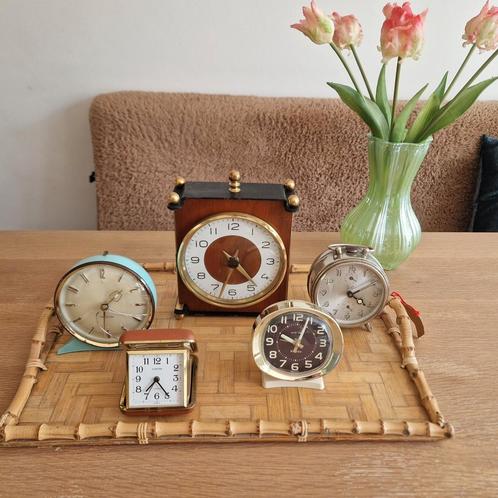 Diverse vintage klok/wekkers, Antiek en Kunst, Antiek | Klokken, Ophalen of Verzenden