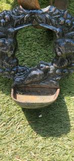 Gietijzeren vogelbakje voor a.d. wand(brocante), Tuin en Terras, Ophalen of Verzenden, Gebruikt