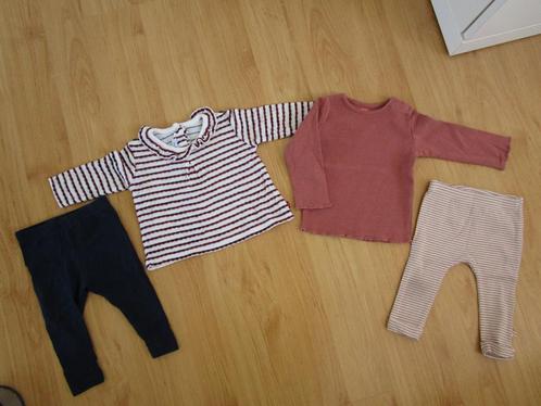 Twee leuke samengestelde setjes maat 62, Kinderen en Baby's, Babykleding | Maat 62, Zo goed als nieuw, Meisje, Setje, Ophalen of Verzenden