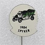 SP0371 Speldje 1904 Spyker groen, Verzamelen, Gebruikt, Ophalen of Verzenden