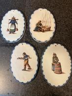 Vier Ambachten Delfts Blauw Wandborden, Ophalen of Verzenden