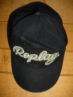 REPLAY pet cap zwart 58 cm, Replay, One size fits all, Ophalen of Verzenden, Pet