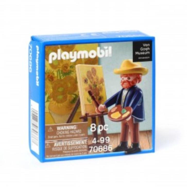 70686 en/of 70687 en/of 70475 schilder Vincent van Gogh, Kinderen en Baby's, Speelgoed | Playmobil, Nieuw, Complete set, Ophalen of Verzenden