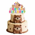 Taart- en cupcake topper set Capibara, Hobby en Vrije tijd, Taarten en Cupcakes maken, Versiering, Ophalen of Verzenden, Info@sweet-one.nl