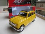 Welly Renault 4 GEEL, Ophalen of Verzenden, Nieuw, Auto