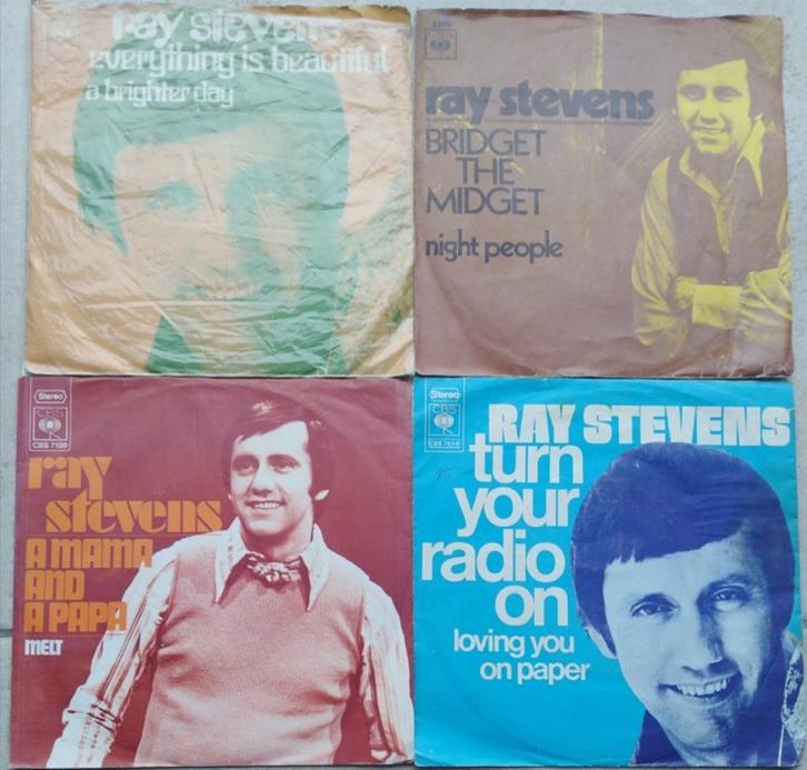 RAY STEVENS - PAKKET!, Cd's en Dvd's, Vinyl Singles, Zo goed als nieuw, Single, Pop, 7 inch, Ophalen of Verzenden