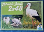 Schmids Puzzel 2 x48, Ophalen of Verzenden, 10 tot 50 stukjes, Gebruikt, 6 jaar of ouder